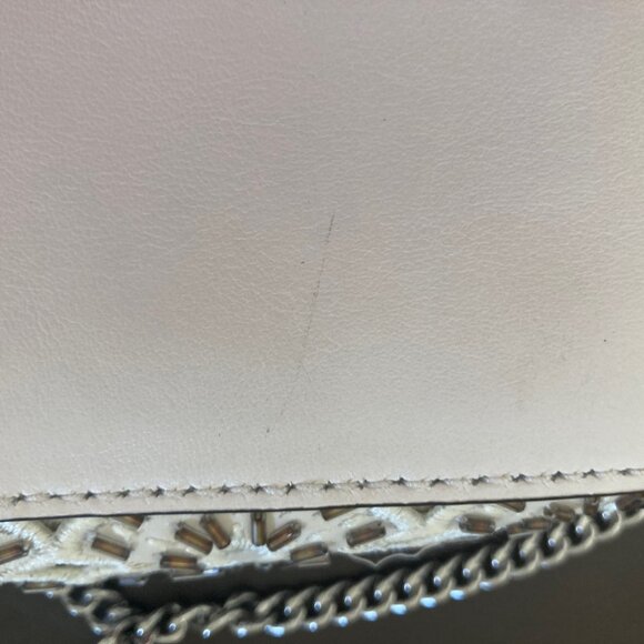 Michael Kors Clutch Crossbody Bag Purse Jade Medium Gusset Embroidered Leather - Picture 16 of 16